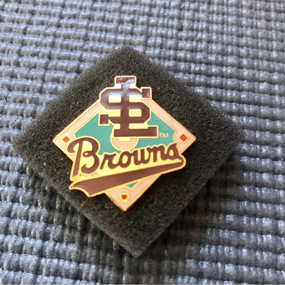 Vintage MLB Cooperstown Collection St. Louis Browns Baseball Enamel Pin